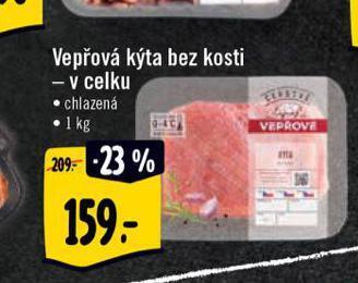Albert Vepřová kýta bez kosti nabídka