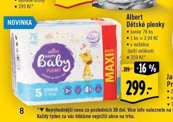 Albert Dětské plenky nabídka