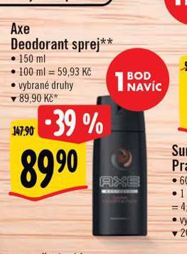 Albert Axe deodorant sprej nabídka