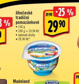 Albert Jihočeské pomazánkové tradiční nabídka