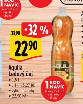 Albert Aquila ledový čaj nabídka