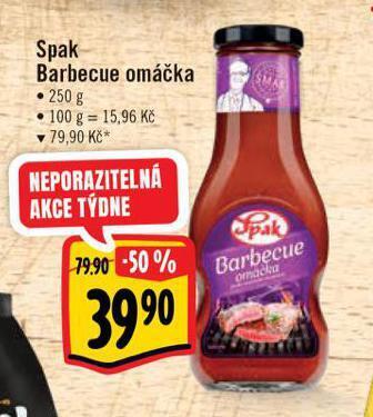 Albert Spak barbecue omáčka nabídka