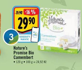 Albert Bio camembert nabídka
