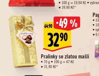 Albert Pralinky se zlatou mašlí nabídka