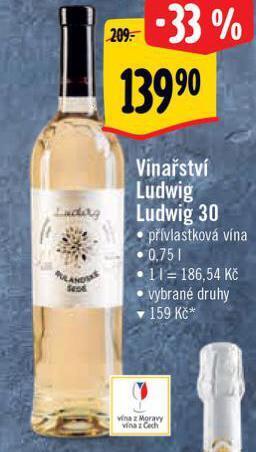 Albert Vinařství ludwig nabídka