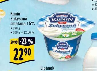 Albert Kunín zakysaná smetana nabídka