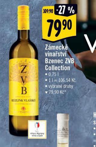 Albert Zámecké vinařství bzenec nabídka