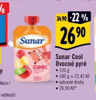 Albert Sunar cool ovocné pyré nabídka