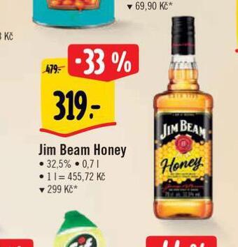 Albert Jim beam honey nabídka