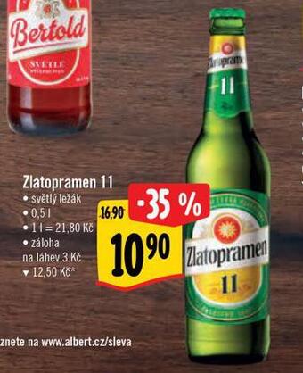 Albert Pivo zlatopramen nabídka
