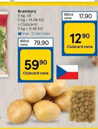 Tesco Brambory nabídka