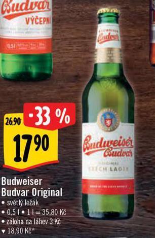 Albert Pivo budweiser budvar nabídka