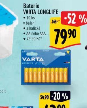Albert Varta baterie nabídka