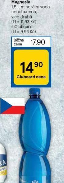 Tesco Magnesia nabídka