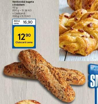 Tesco Venkovská bageta s kváskem nabídka
