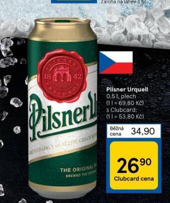 Tesco Pivo pilsner urquell nabídka