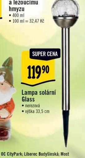 Albert Lampa solární nabídka