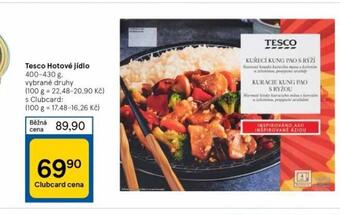 Tesco Hotové jídlo nabídka