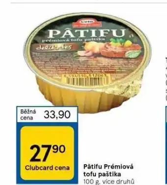 Tesco Patifu paštika nabídka