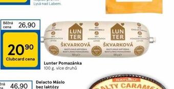 Tesco Lunter pomazánka nabídka