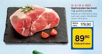 Tesco Vepřová plec bez kosti nabídka