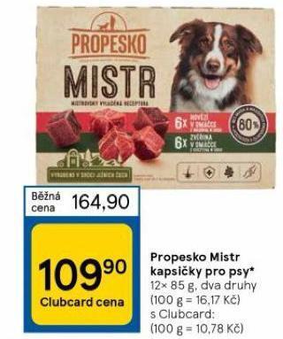 Tesco Propesko kapsičky pro psy nabídka