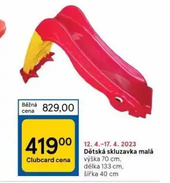 Dětská skluzavka