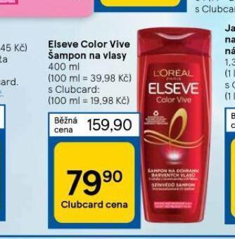 Tesco Elseve šampon nabídka