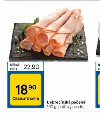Tesco Debrecínská pečeně nabídka