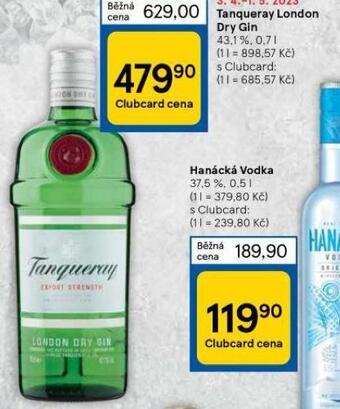 Tesco Tanqueray london dry gin nabídka