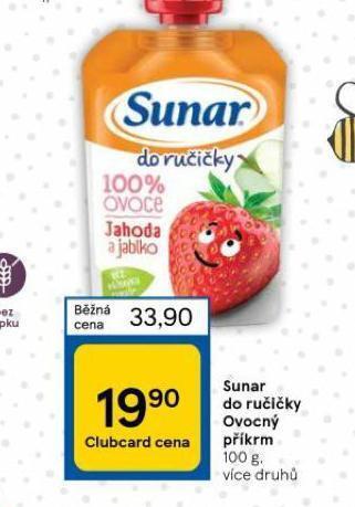 Tesco Sunar do ručičky nabídka