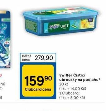 Tesco Swiffer čisticí ubrousky na podlahu nabídka
