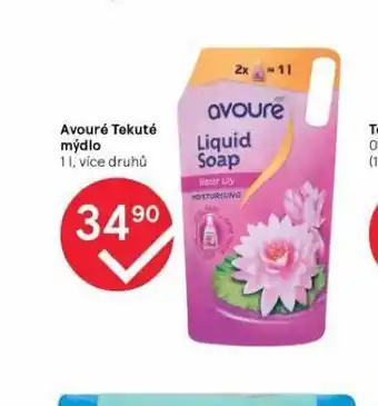 Tesco Avouré tekuté mýdlo nabídka