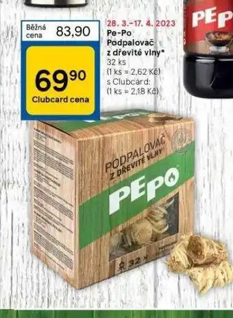 Pevný podpalovač pepo