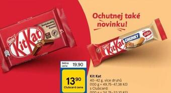 Tesco Kit kat nabídka