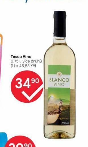 Tesco Víno nabídka