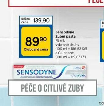 Tesco Sensodyne zubní pasta nabídka