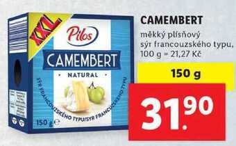 Lidl Camembert, 150 g nabídka
