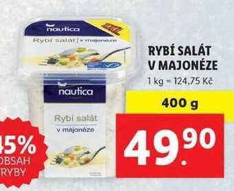Lidl Rybí salát v majonéze, 400 g nabídka