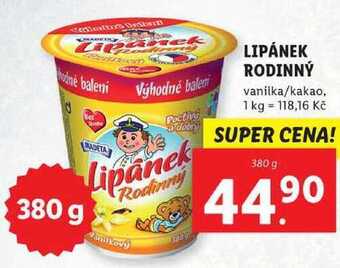 Lidl Lipánek rodinný, 380 g nabídka
