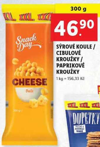 Lidl Sýrové koule / cibulové kroužky / paprikové kroužky, 300 g nabídka