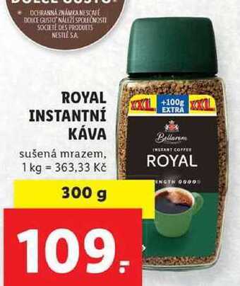 Lidl Royal instantní káva, 300 g nabídka