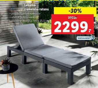 Lidl Lehátko z umělého ratanu nabídka