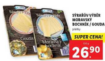 Lidl Sýrařův výběr moravský bochník / gouda, 100 g nabídka