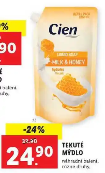 Lidl Tekuté 90 mýdlo, 1 l nabídka