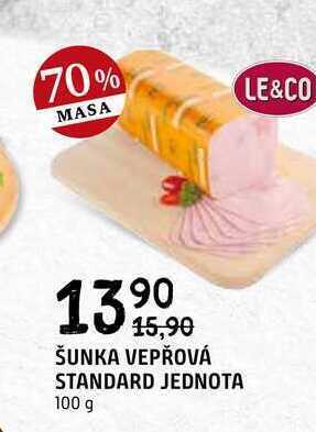Terno Šunka vepřová standard jednota 100 g nabídka