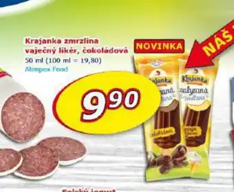 ESO MARKET Krajanka zmarzlina vaječný likér, čokoládová 50ml nabídka