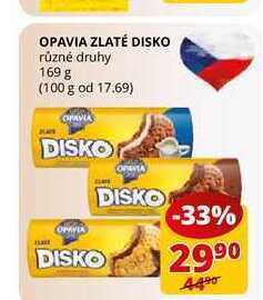 Flop Opavia zlaté disko různé druhy 169 g nabídka
