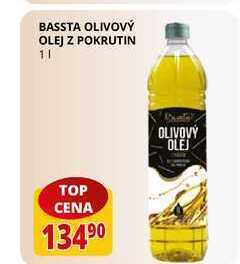 Flop Bassta olivový olej z pokrutin 1l nabídka