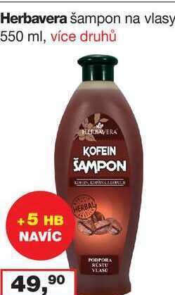 Barvy a laky drogerie Herbavera šampon na vlasy 550 ml nabídka